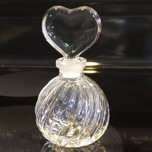 Vintage  Crystal Perfume Decanter. 5" tall.
